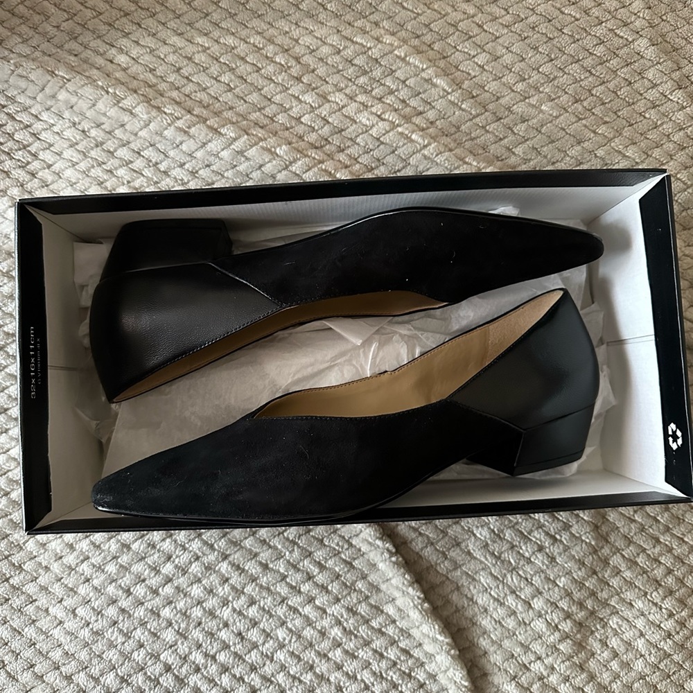 Naturalizer Betty Black Suede/Leather 9